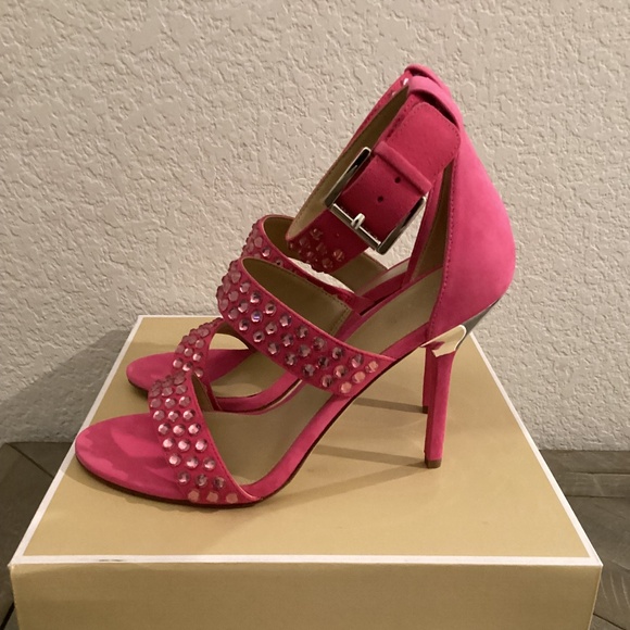 MICHAEL MICHAEL KORS Women's Amal Dress Sandals, size 7.5 - Picture 1 of 10